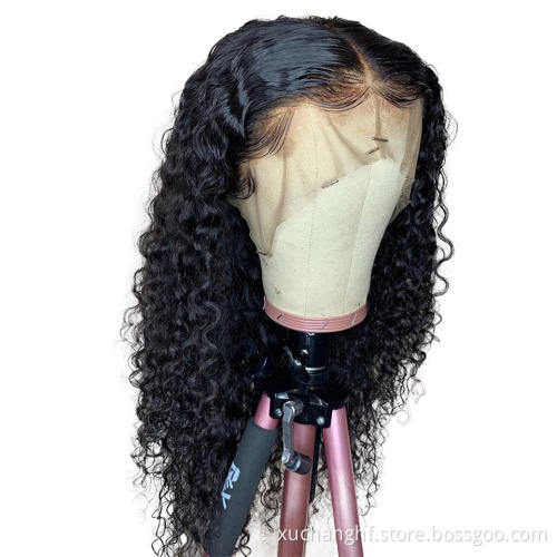 Single Knots HD 360 Lace Wig 18 Inch 100% Human Hair Middle Part Hd Wigs Natural Hairline 13*6 Hd Lace frontal wigs